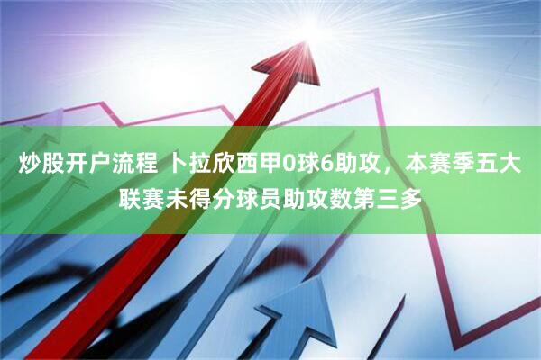 炒股开户流程 卜拉欣西甲0球6助攻，本赛季五大联赛未得分球员助攻数第三多
